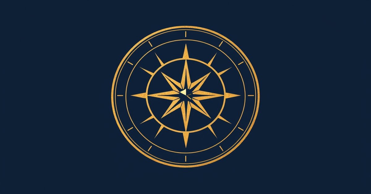 Featured illustration: abstract navy and gold editorial graphic representing the article topic