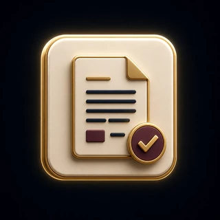 Diagnostic document icon