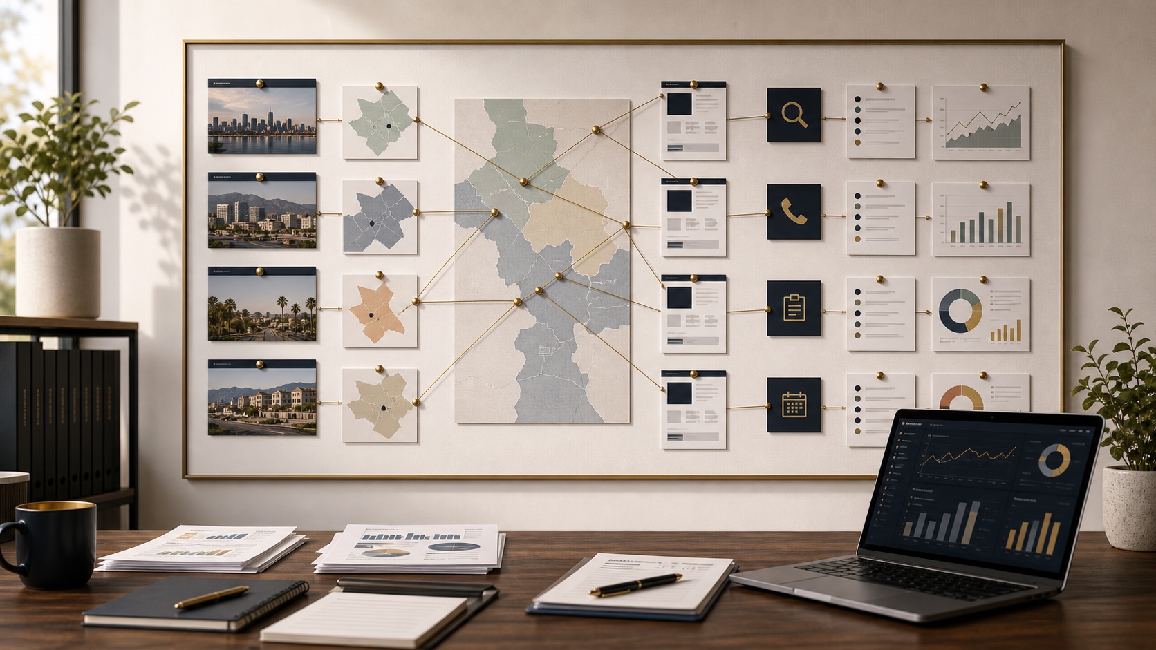Regional business marketing system for service-area growth, with city pages, Google Ads, calls, quote requests, orders, bookings, and reporting by area.
