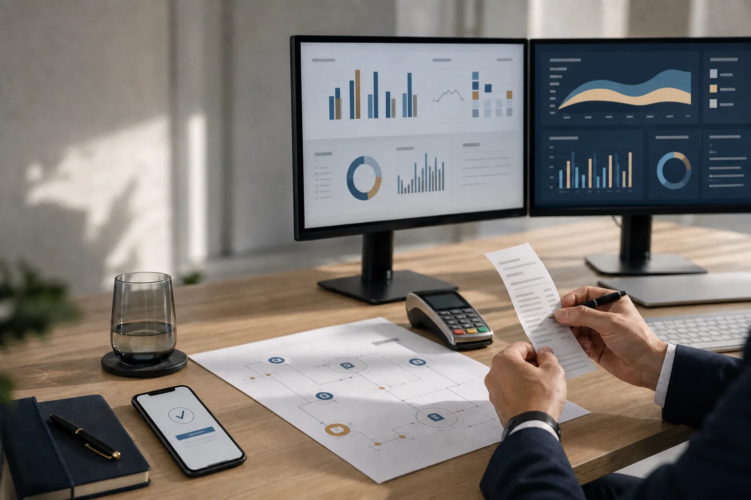 Conversion tracking workspace comparing analytics reports with a real purchase record and event path