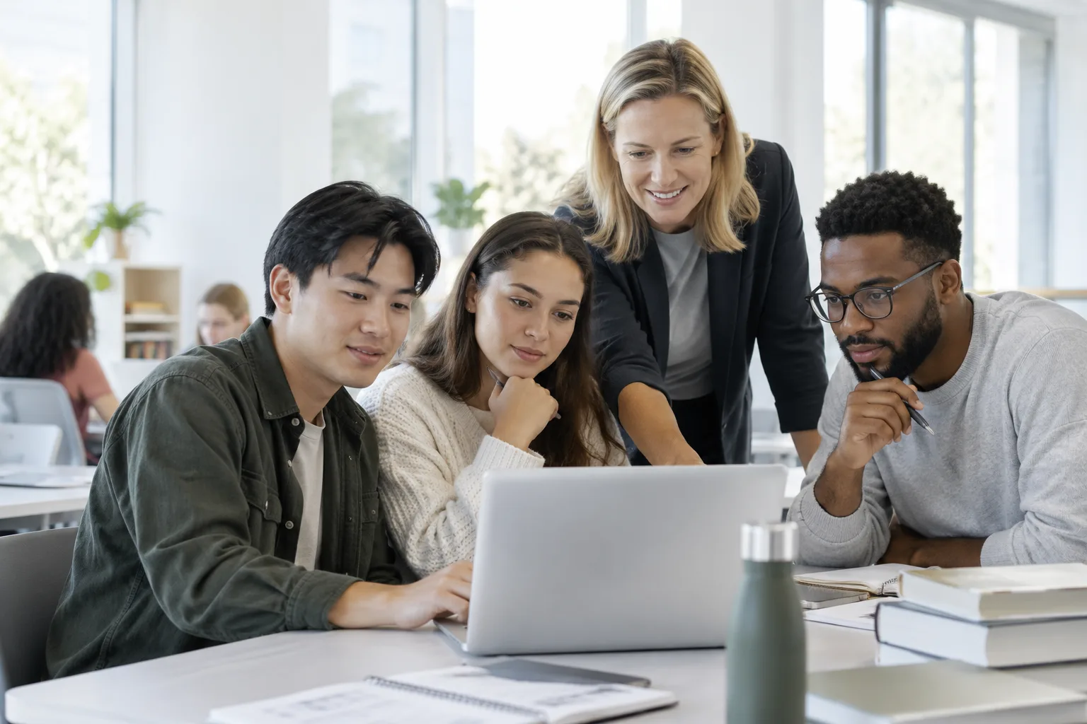 Illustrative education and university scene
