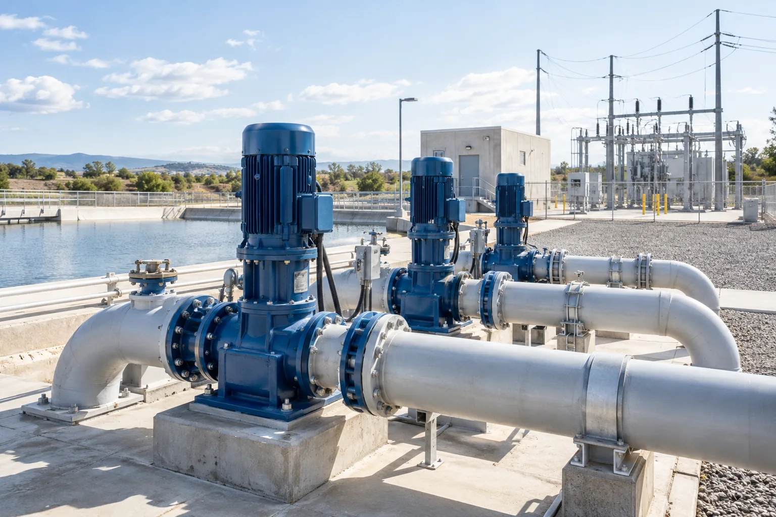 Illustrative energy and utilities scene