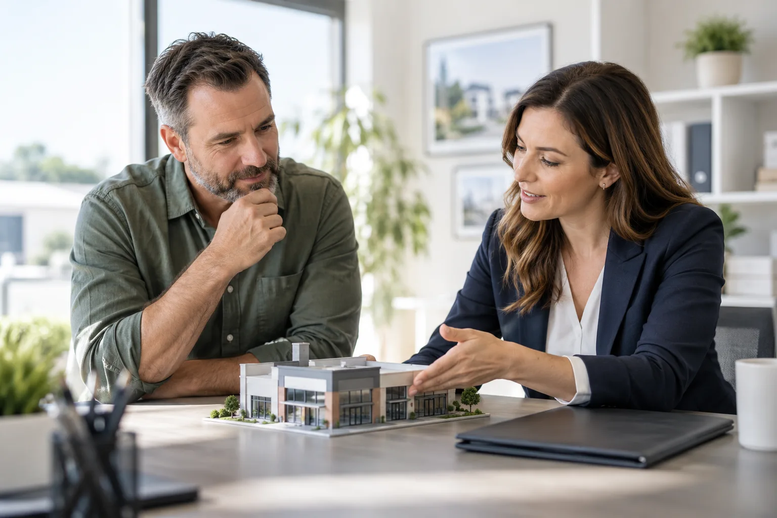 Illustrative insurance scene