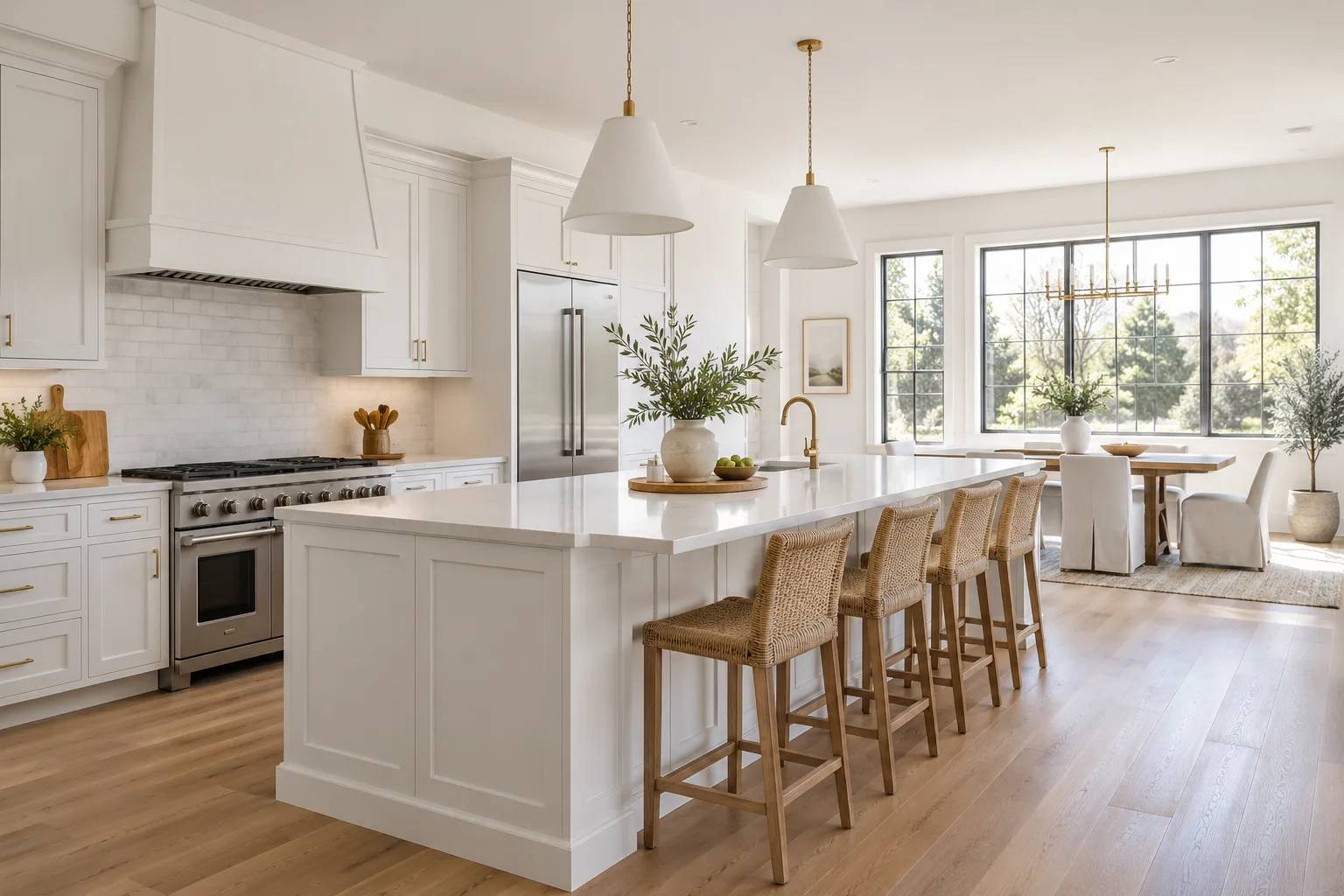 Illustrative remodeling scene