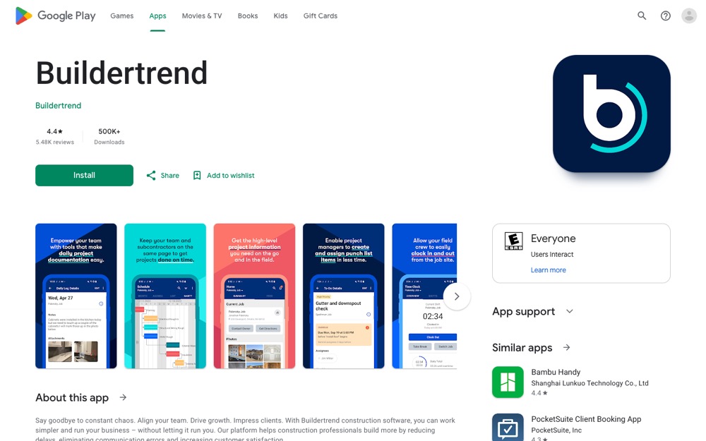 Buildertrend pricing and product fit page