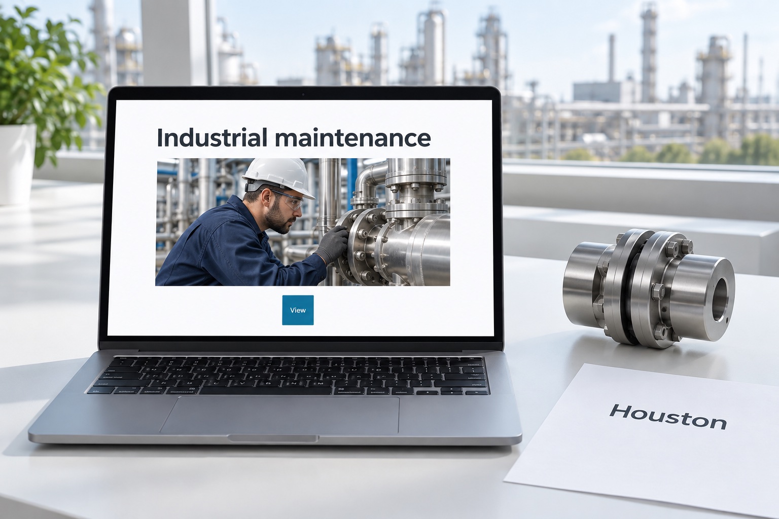 Illustrative business website for houston