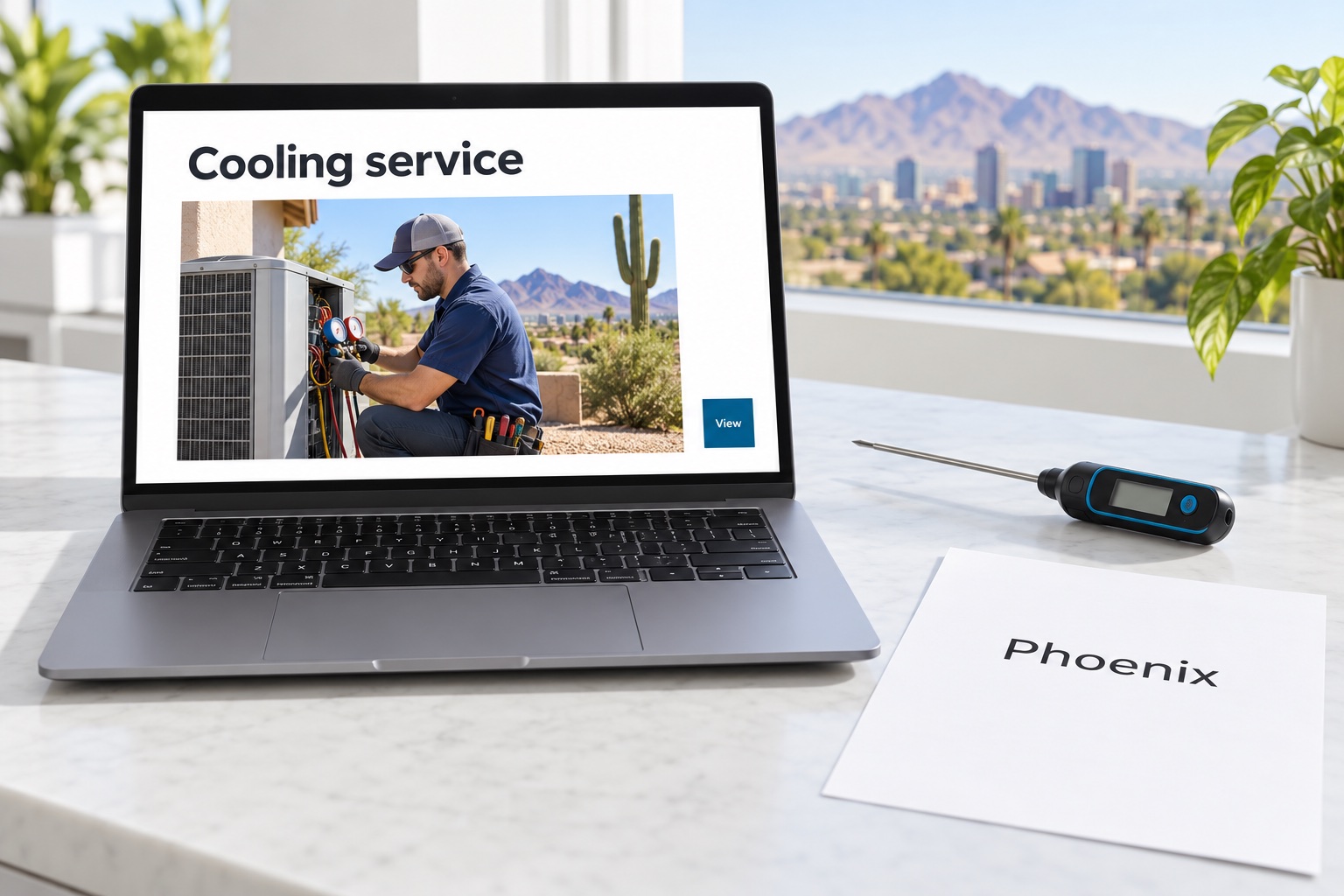 Illustrative business website for phoenix
